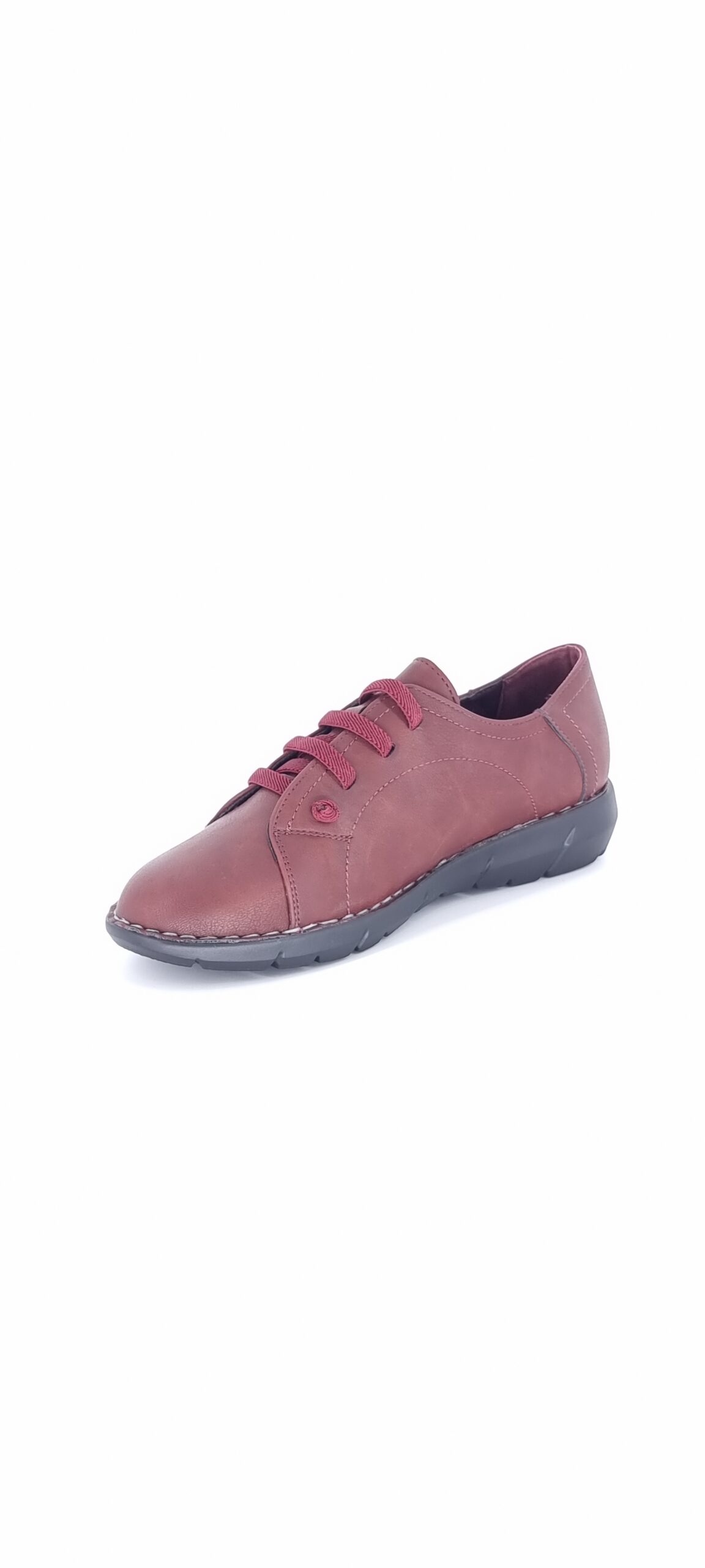 Sneaker με κορδόνια μπορντό Sneaker με κορδόνια μπορντό