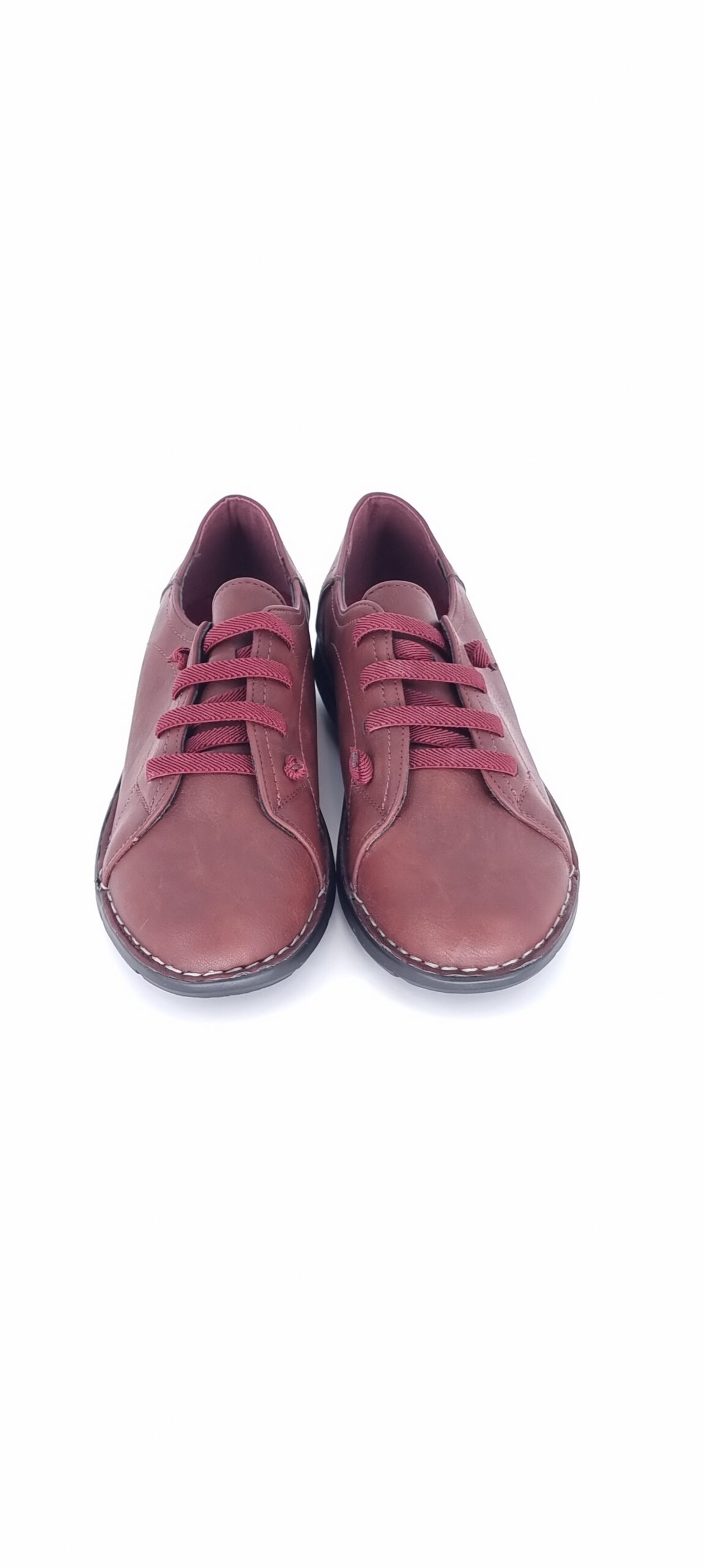 Sneaker με κορδόνια μπορντό Sneaker με κορδόνια μπορντό