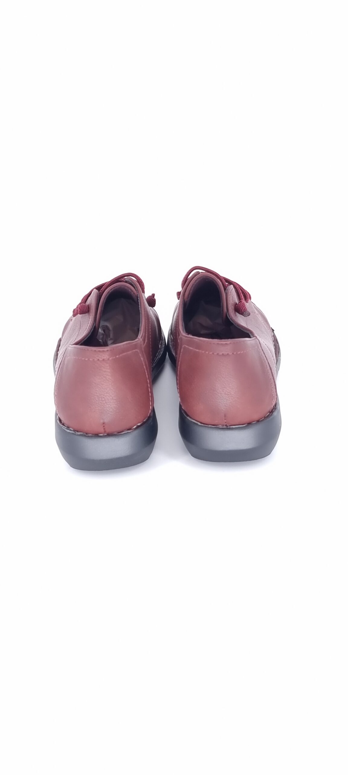 Sneaker με κορδόνια μπορντό Sneaker με κορδόνια μπορντό