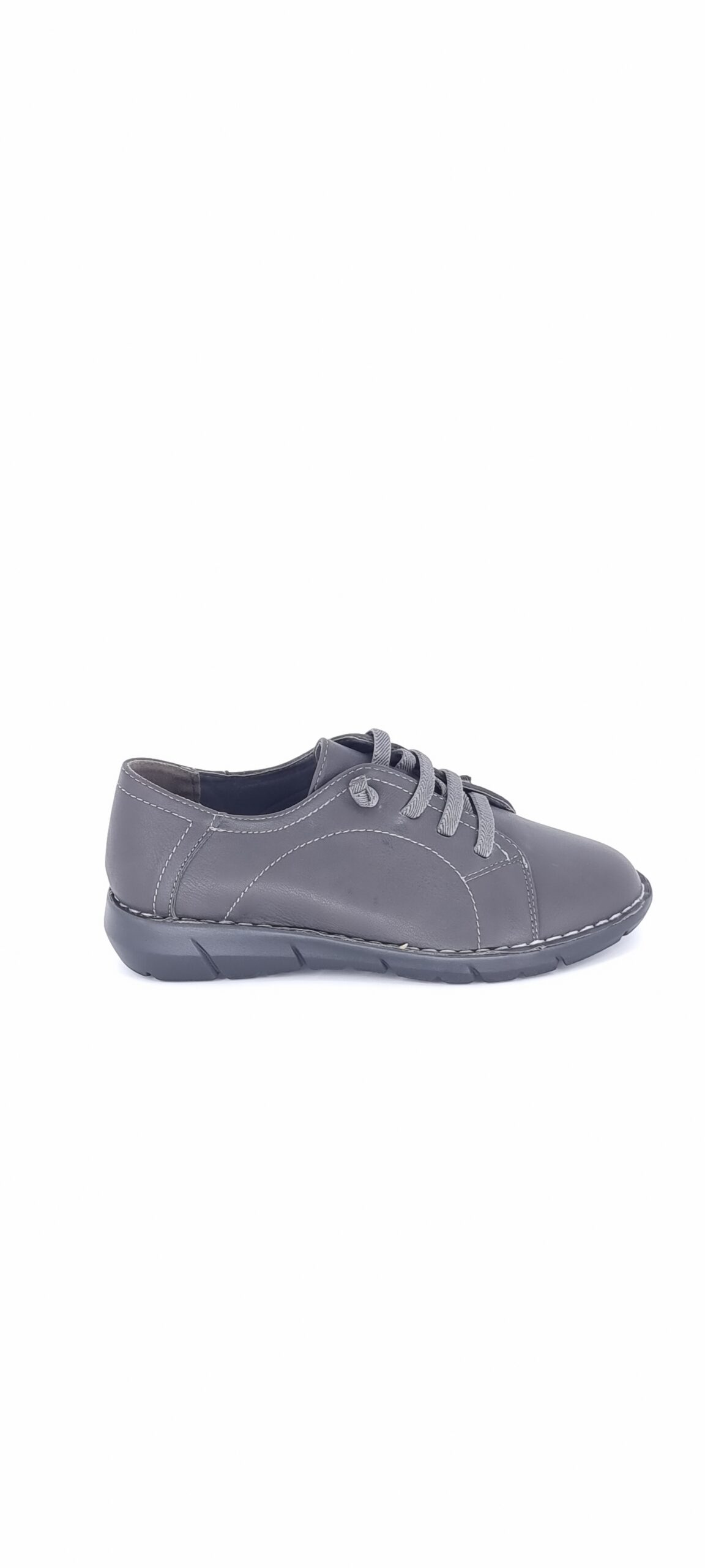 Sneaker με κορδόνια γκρι