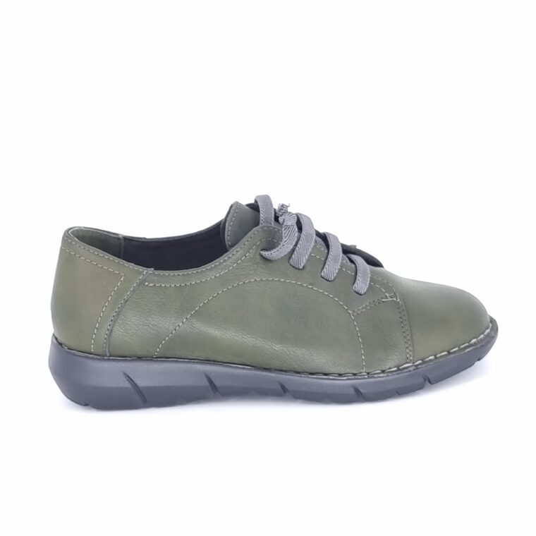 Sneaker με κορδόνια πράσινο