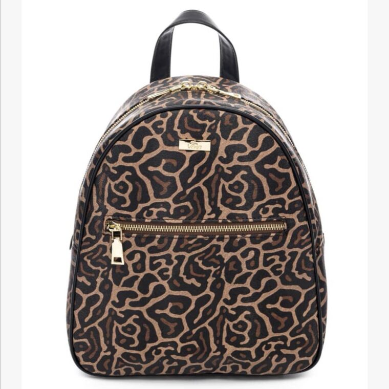 Σακίδιο πλάτης με animal print μοτίβο veta bags accesories