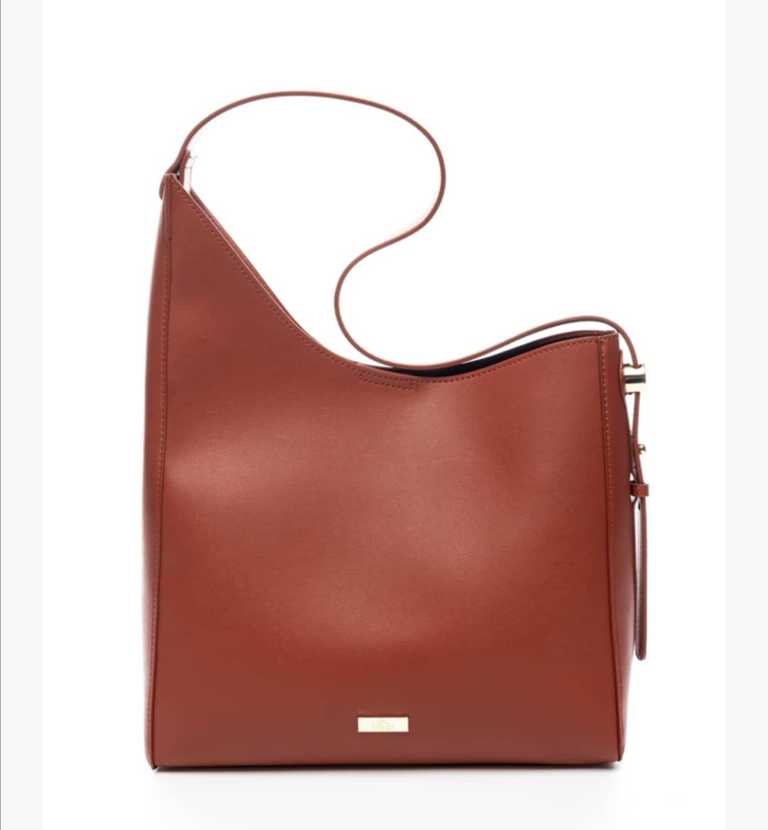 Τσάντα ώμου τερακότα με έξτρα τσαντάκι σε animal print veta bags accesories