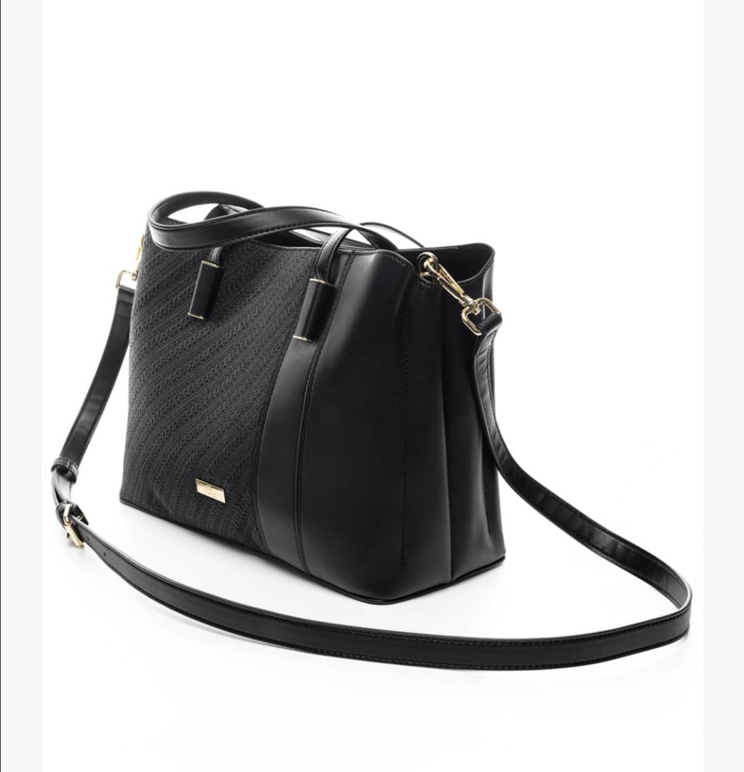 Τσάντα χειρός μαύρη με ανάγλυφο μοτίβο veta bags accesories Τσάντα χειρός μαύρη με ανάγλυφο μοτίβο veta bags accesories