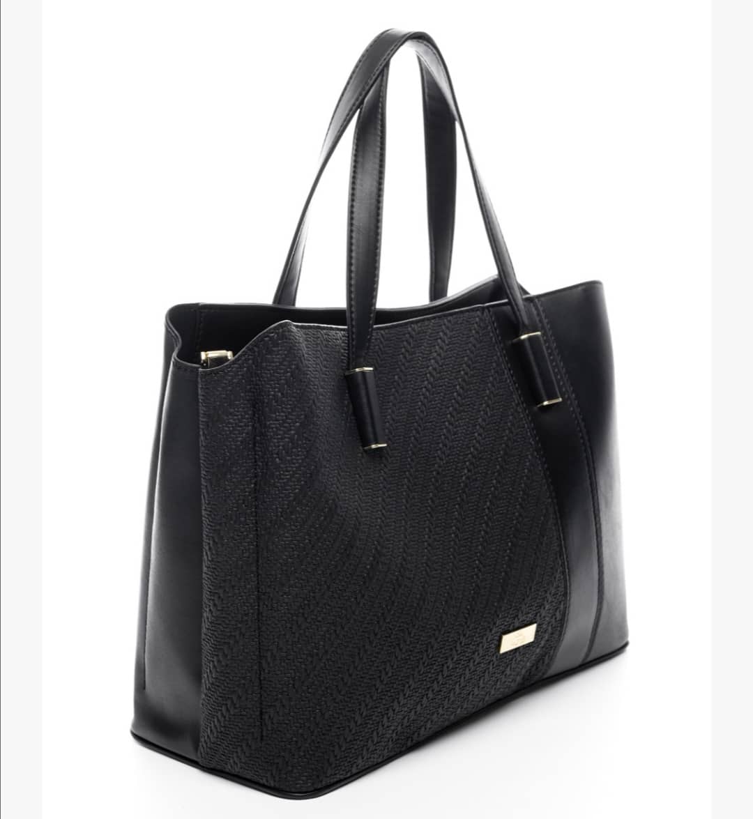 Τσάντα χειρός μαύρη με ανάγλυφο μοτίβο veta bags accesories Τσάντα χειρός μαύρη με ανάγλυφο μοτίβο veta bags accesories